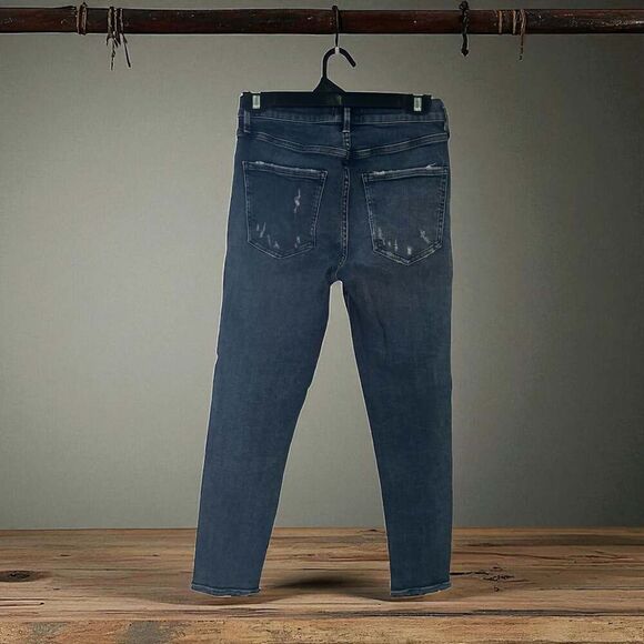 AGOLDE Sophie High-Rise Skinny Crop Jeans in Paradox Distressed - Picture 4 of 6